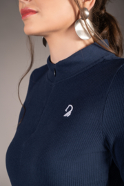 Shirt met lange mouwen Arezzo Soft Donkerblauw