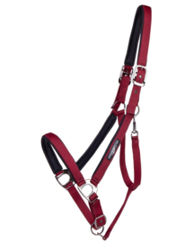 QHP Halster Deluxe voor trekpaard Bordeaux
