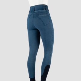 Horka | Legging d'équitation Denim full grip Jeans Blue