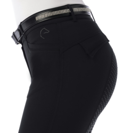 Pantalon EQUITHÈME Micro fond silicone Noir