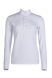 Polo de concours HKM Emilia Blanc