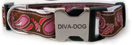 Collier DIVA DOG Boho Pink