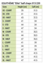 EQUITHÈME Chaps Elite Zwart