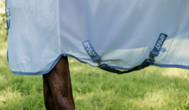 Amigo | Bug Rug Fly Sheet Heather Blue/Blue & Silver