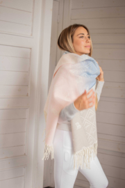 Echarpe Pénélope Lana Arc-en-ciel