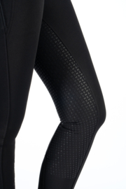 Pantalon HKM Ari Mid Rise fond silicone Noir