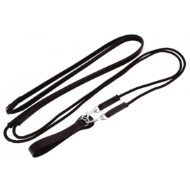 Rênes allemande NORTON Pro cuir/corde Noir