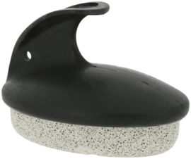HIPPOTONIC Puimsteen met handvat Zwart