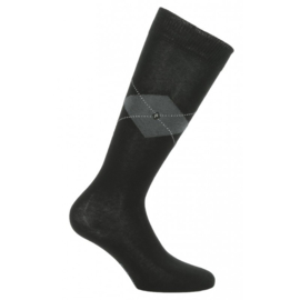 EQUITHÈME Rhombus sokken Zwart