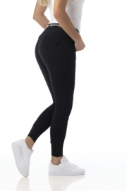 Pantalon EQUITHÈME Micro fond silicone Noir