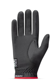 ROECKL Lona handschoenen Zwart/Rood