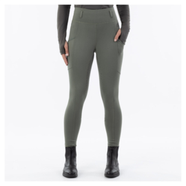 Legging d'équitation BR Dina fond silicone Agave Green