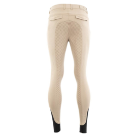 Pantalon d'équitation BR Marnix avec fond tissu silicone Beige