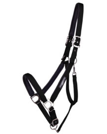QHP Halster Deluxe voor trekpaard Zwart