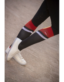 Chaussettes PENELOPE Fun Terracotta & White