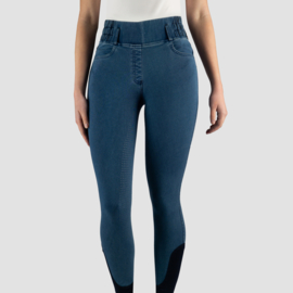 Horka | Legging d'équitation Denim full grip Jeans Blue
