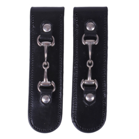 Clips pour bottes QHP Nicky noir/argenté