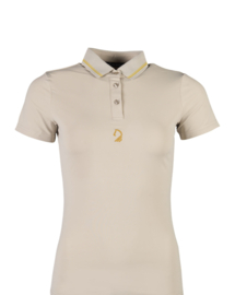 Lauria Garrelli | Poloshirt Limone Gris/Beige
