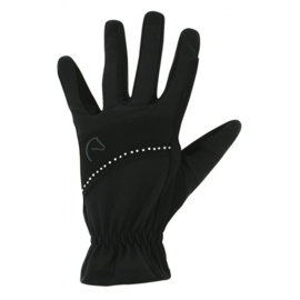 EQUITHÈME Strass handschoenen Zwart
