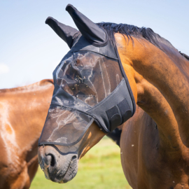 HARRY'S HORSE Vliegenmasker Flyshield met neusstuk