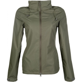 Veste imperméable HKM Rainy Day vert olive