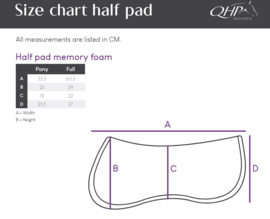 QHP Memory foam pad Eldorado Elegant