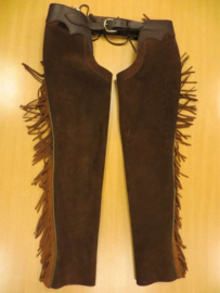 Full chaps DY'ON cuir avec franches marron