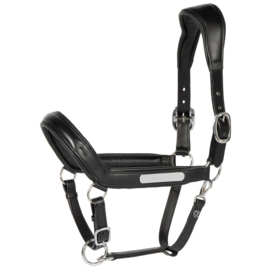 HARRY'S HORSE Leder halster Anatomic II Zwart