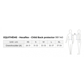 Dorsale EQUITHÈME Hexaflex enfants