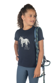 HKM | T-shirt Sparkle bleu marine