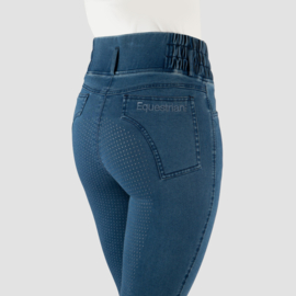 Horka | Legging d'équitation Denim full grip Jeans Blue