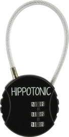 HIPPOTONIC Balvormig hangslot voor poetskist Zwart