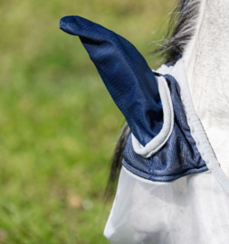 HORSEWARE Shield Flymask Navy/Silver
