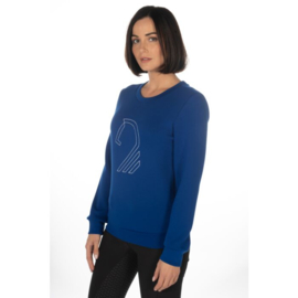 Sweatshirt LAURIA GARRELLI Livigno Horse Head Bleu