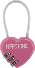 Cadenas HIPPOTONIC Coeur Fuchsia