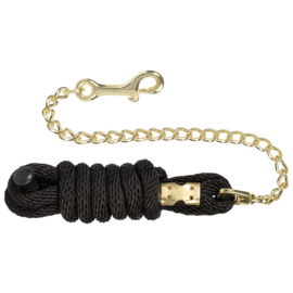 HARRY'S HORSE Halstertouw ketting musketon Zwart