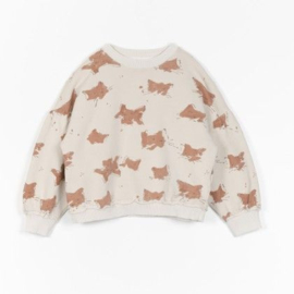 Play Up - Fleece Sweater Cats Oat
