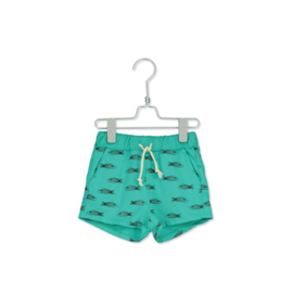 Lötiekids - Shorts Fishes Turquoise