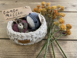Tante Millie - Dust Knit Small Basket ø12cm