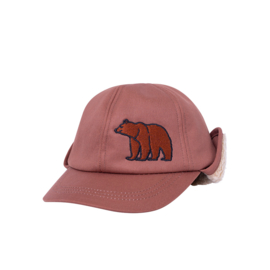 Carlijn Q - Cap with Embroidery en Teddy Lining Grizzly