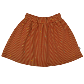 Ba*Ba Kidswear - Dian Skirt Playful Lines Brown