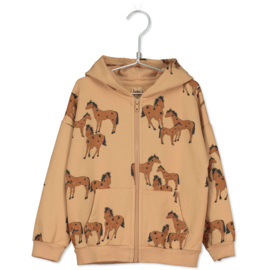 Lötiekids - Hooded Jacket Horses Camel