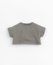 Play Up - T-Shirt with Sleeve In-Set Coal