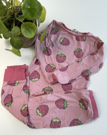 Smafolk -Strawberry LS Pyjama 104/110