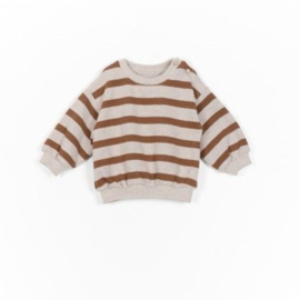 Play Up - Striped Sweater Oat