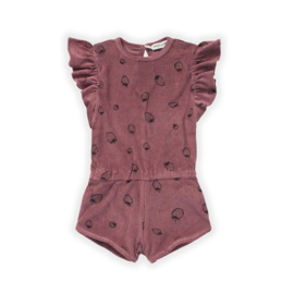 Sproet&Sprout - Ruffle Jumpsuit Print Orchid Strawberry