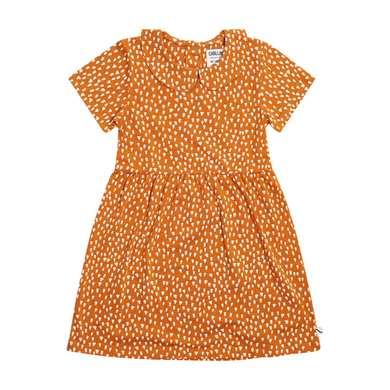 elk Het beste Boost CarlijnQ - Collar Dress Short Sleeves Golden Sparkles 146/152 | KIDS 2022 |  Hej Fika Circulaire Conceptstore