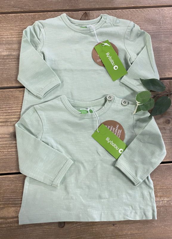 Lily Balou - Francis Baby Shirt Frost Green 68