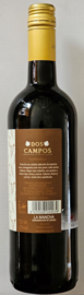 DOS CAMPOS Tempranillo, DO, La Mancha,2021