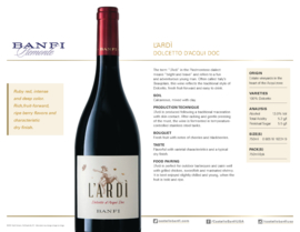 Banfi, L'Ardi, Dolcetto d'Aqui, DOC, Piemonte, 2019